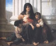 Adolphe William Bouguereau Indiget Family (mk26) oil painting